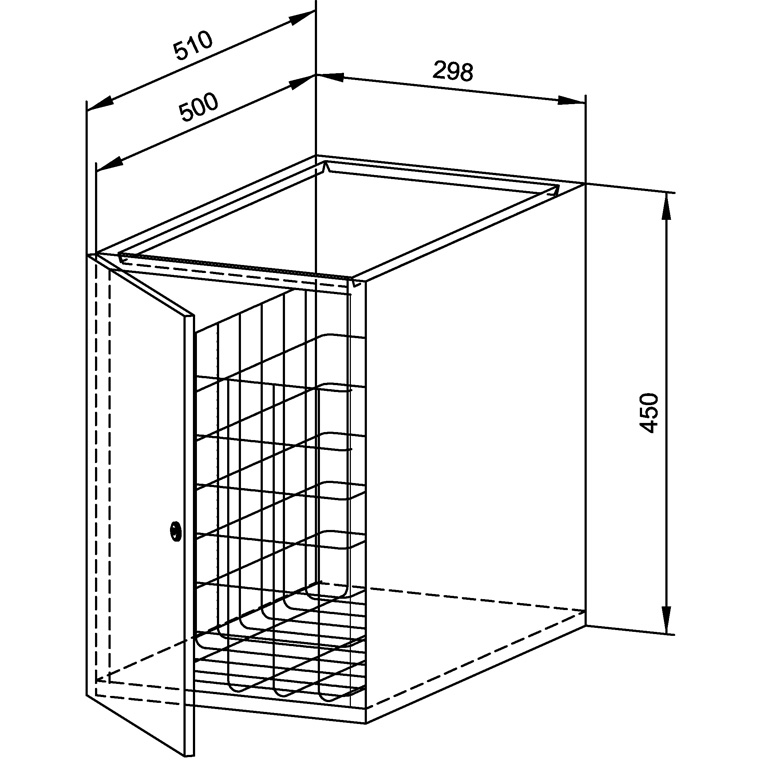 829180 Урна для мусора WP198 WAGNER_EWAR A-LINE Wagner Ewar  - Вид №1