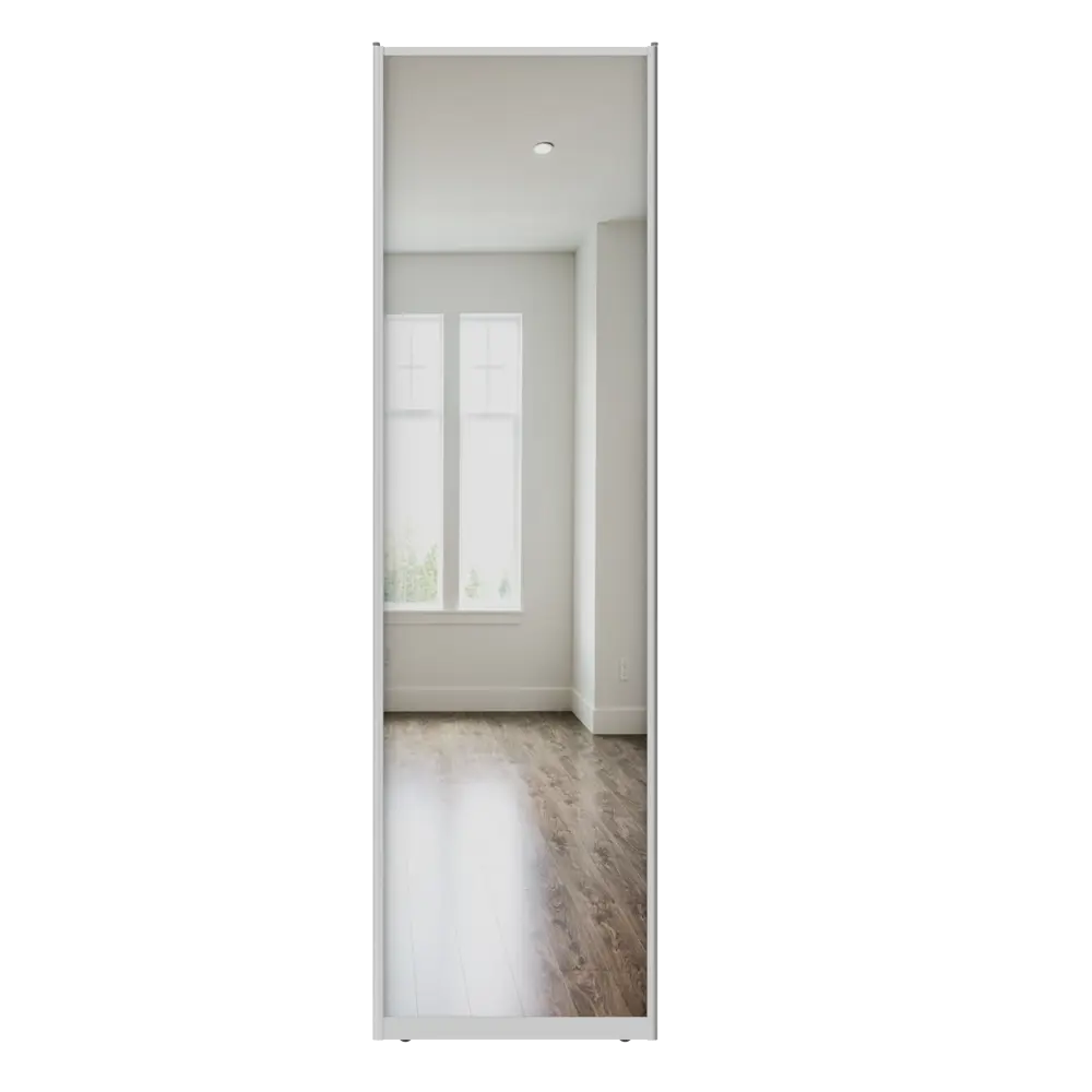 Дверь-купе KONSENSA 244.5x70.4 см с зеркалом профиль матовое серебро STLM-2162257 - Вид №1