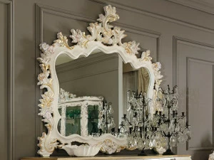 Modenese Gastone Настенное зеркало в стиле барокко в раме Villa venezia