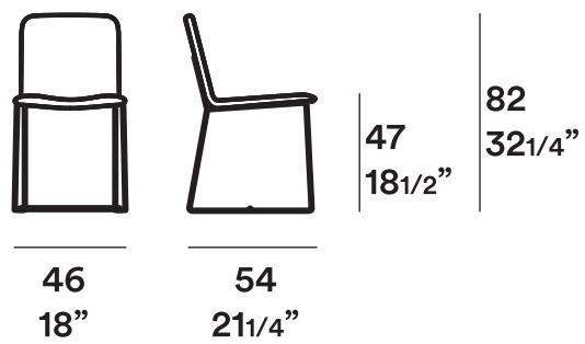 JESSE Санное кресло с кожаной обивкой Tully sun-id-1464242 - Вид №1