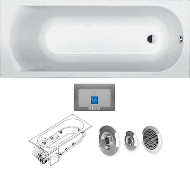 BB5800500000000_top1 Ванна Riho Miami Santreyd - Вид №2