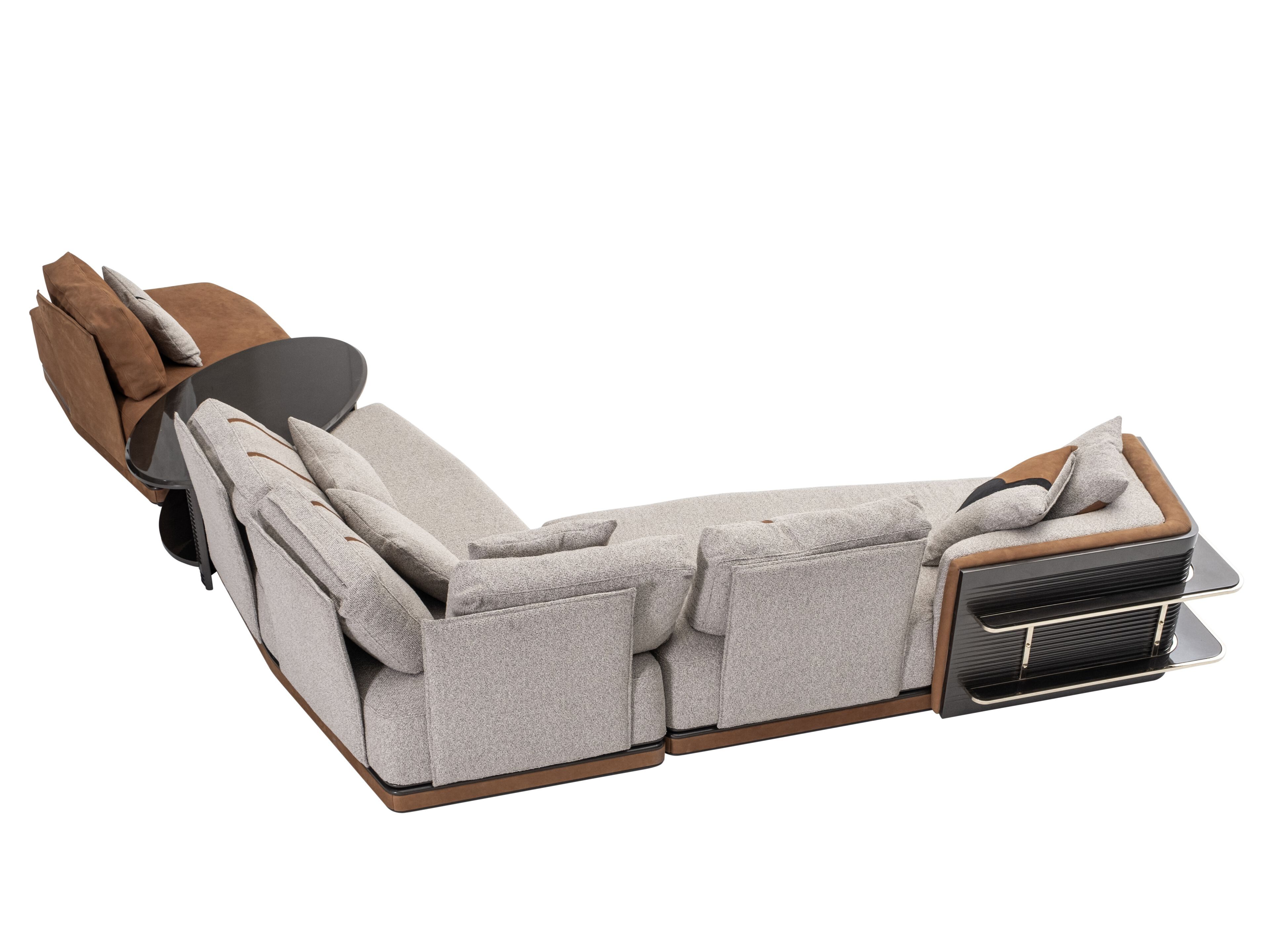 Угловой диван из ткани Zebrano Медуза ARCH-00068386 - Вид №1