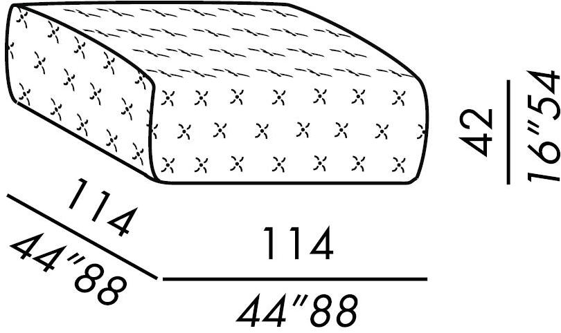 Meridiani Тафтинговый пуф из ткани Norton sun-id-1402982 - Вид №1