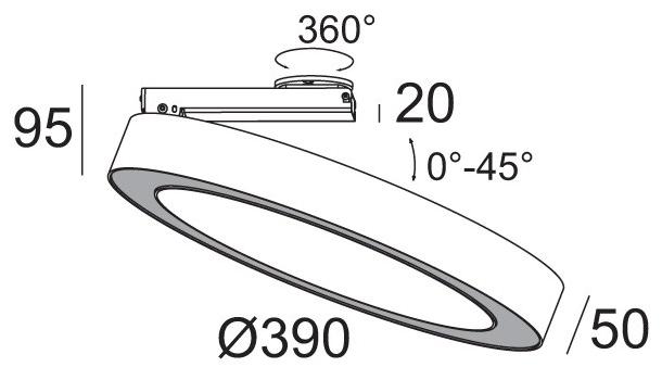 Delta Light Регулируемый поворотный светодиодный потолочный светильник Super-oh sun-id-1425736 - Вид №6