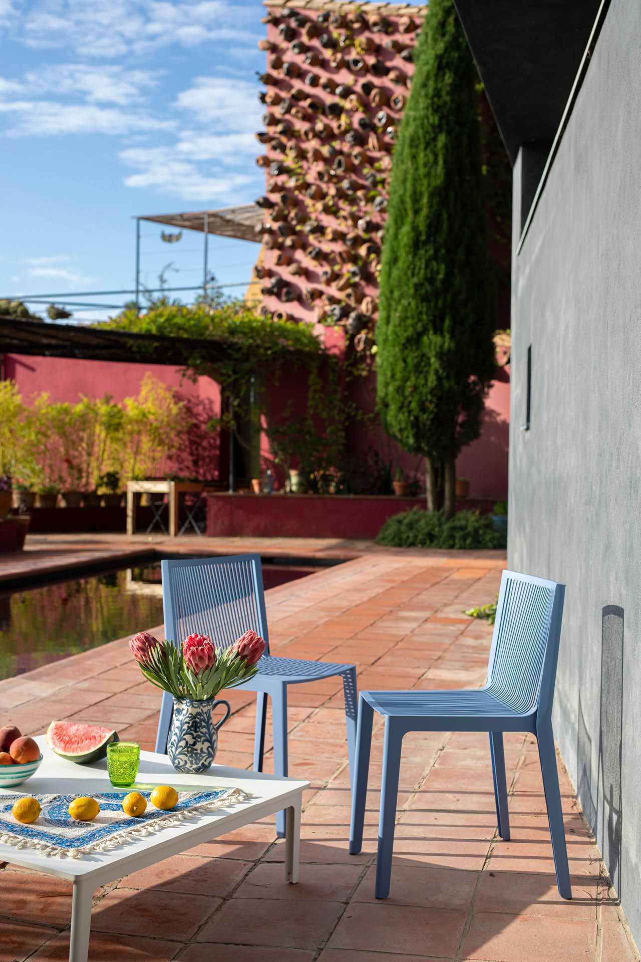 Стальной стул с порошковым покрытием BABEL D ARCH-00101869 - Вид №2