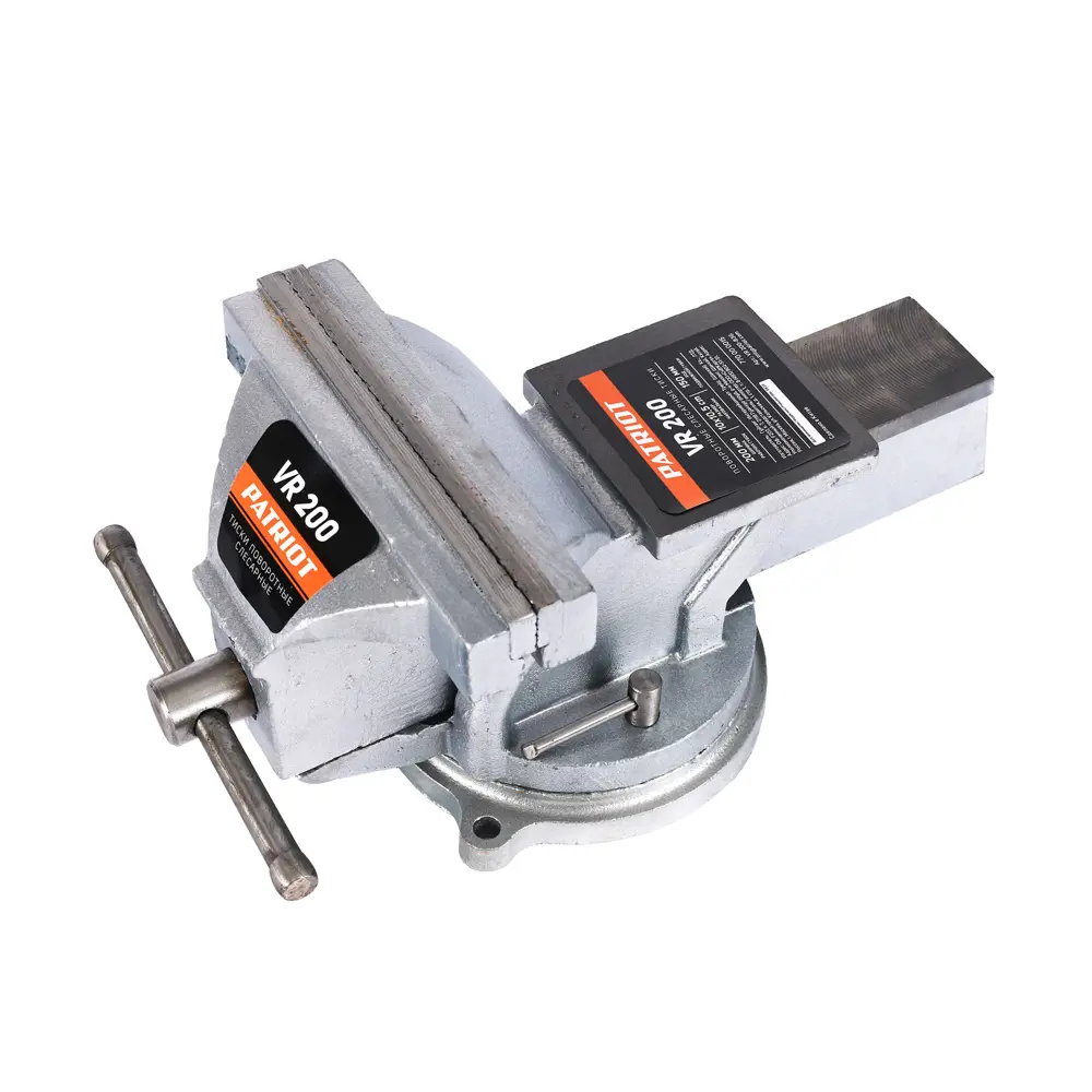 Поворотные слесарные тиски Patriot с наковальней 200 мм 82890301 STLM-1502262 - Вид №3