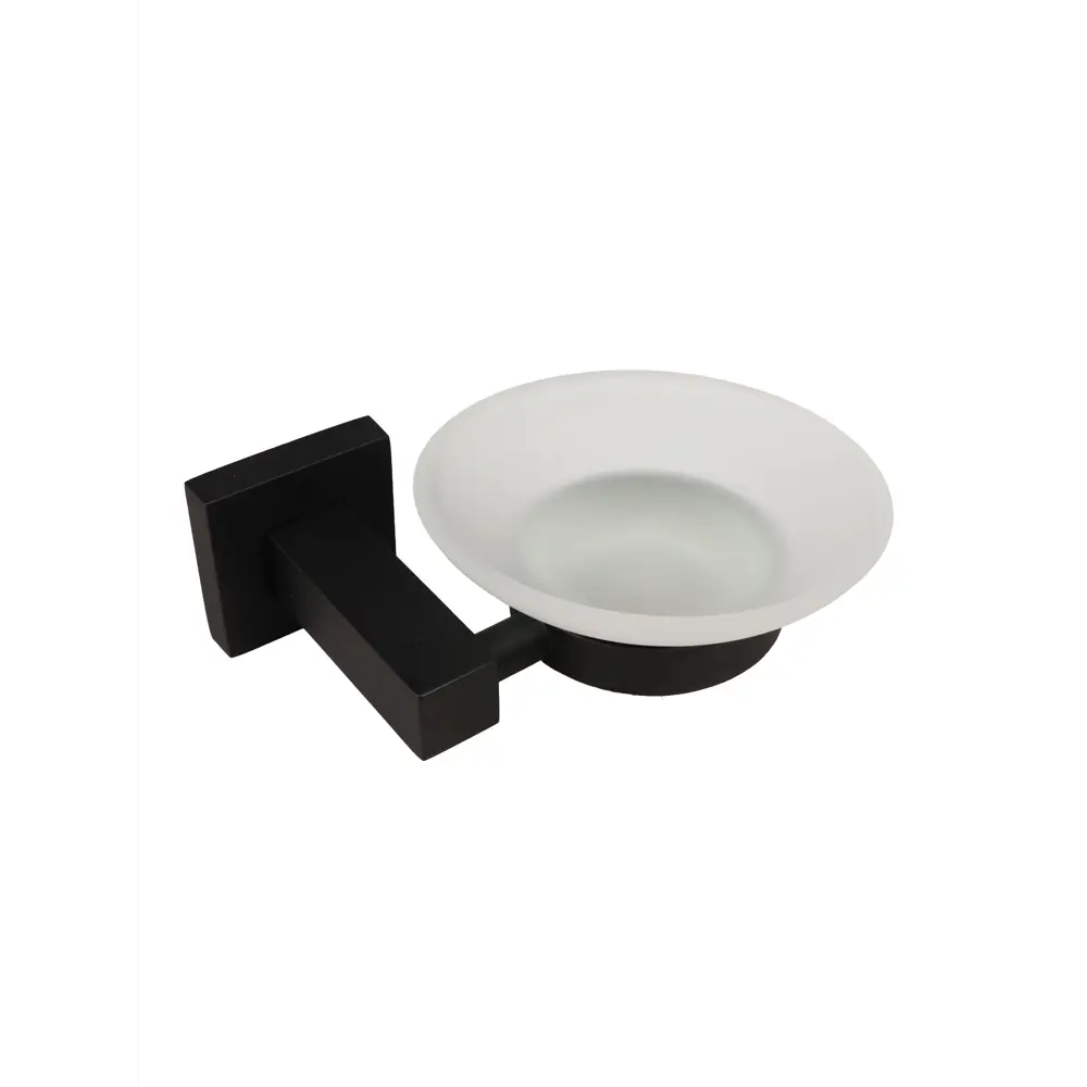 Мыльница навесная Quadro стекло-металл черная 89381043 Santreyd STLM-1583461 - Вид №3