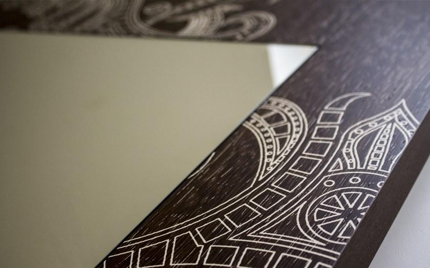 LIGNIS® Квадратное настенное зеркало в раме Dolcevita marrakech 12.044 - Вид №2