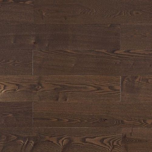 Паркетная доска Amber Wood Кофе Ясень с брашью (Текстурированная) 1860х189 мм 3500200064 - Вид №1