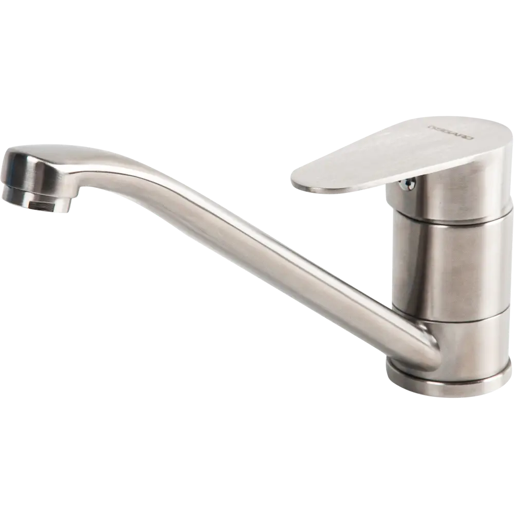 Смеситель для кухни Osgard Gron 14.5 см цвет матовая сталь STLM-2159000