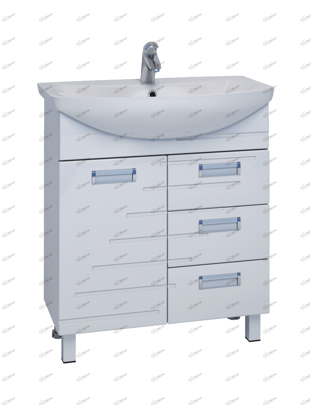 Тумба Diana-3 720 (Балтика)720⨉450⨉830 мм белый Santreyd sun-id-665138