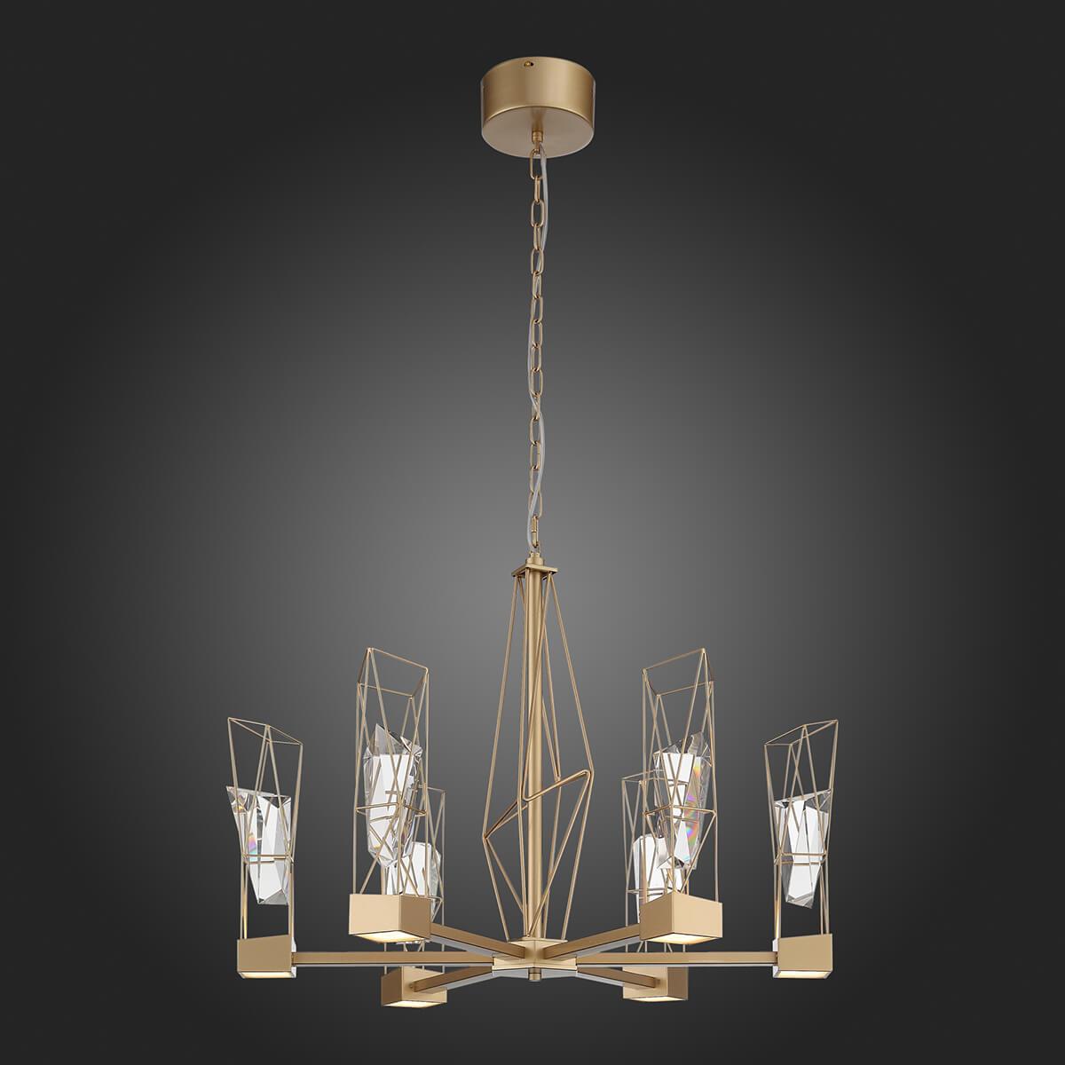 Подвесная хрустальная люстра золото ST Luce Progetto ST LUCE ДИЗАЙНЕРСКИЕ, PROGETTO 00-3834396 Золото  - Вид №2