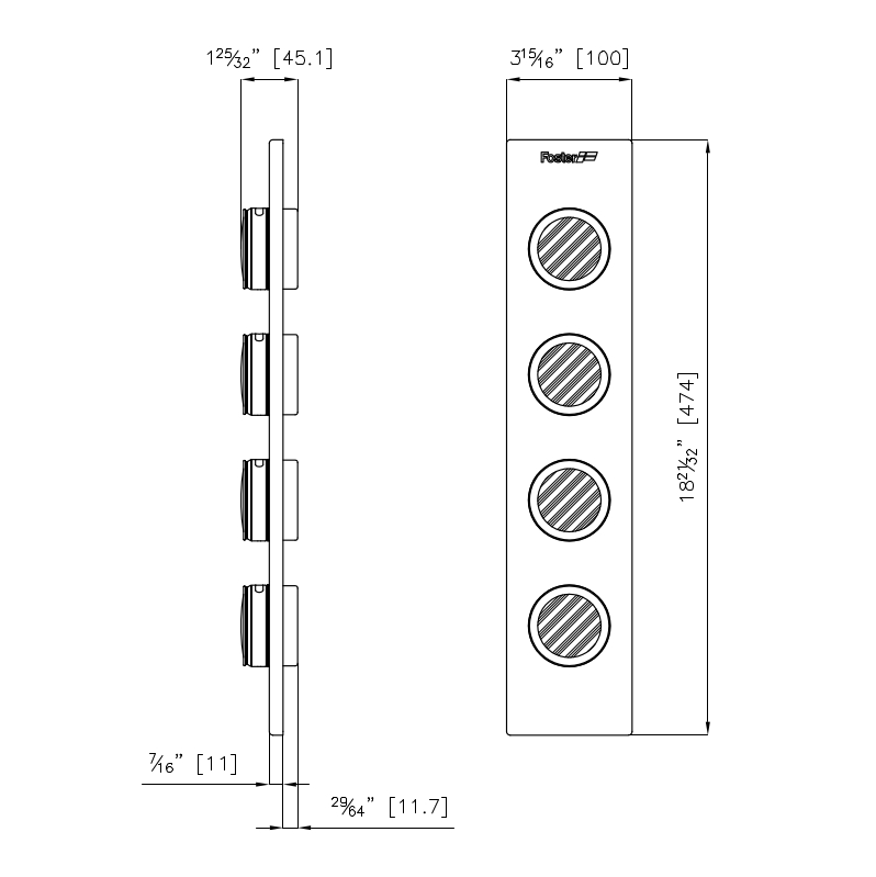Foster 4 Набор держателей для специй 8100625  - Вид №1