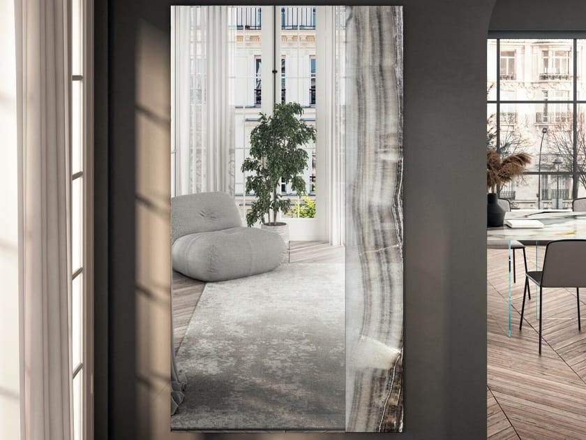 Прямоугольное настенное зеркало Lago 36e8 ARCH-00005026