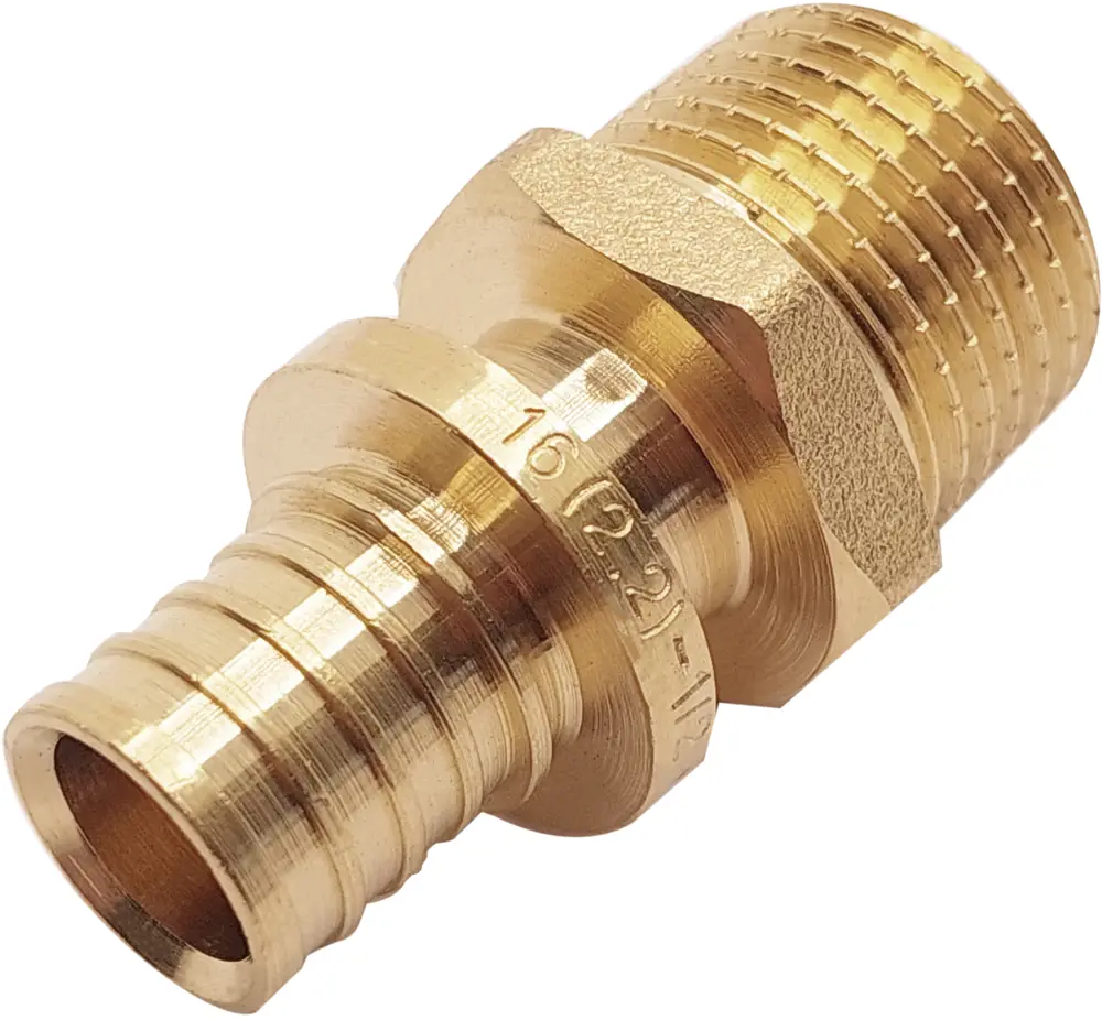 Переходник РОСТЕРМ 1/2"×16 мм для труб PEX-а 82107669