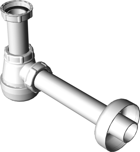 Канализационная арматура  Сифоны для умывальников и биде  Трапы для биде VIEGA 120 337 Модель 5555K  - Вид №4