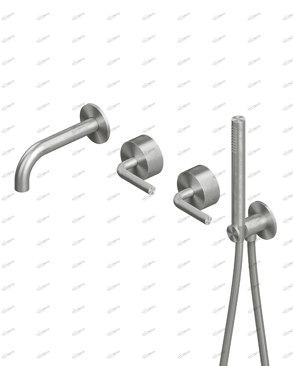 Лево. 14 69. Настенный смеситель для Ba Quadrodesign LEVO