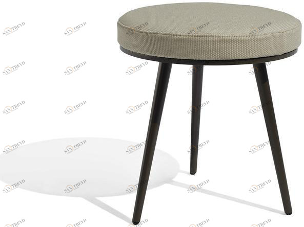 Bivaq Низкий садовый табурет с тканевой обивкой Vint sun-id-1466935