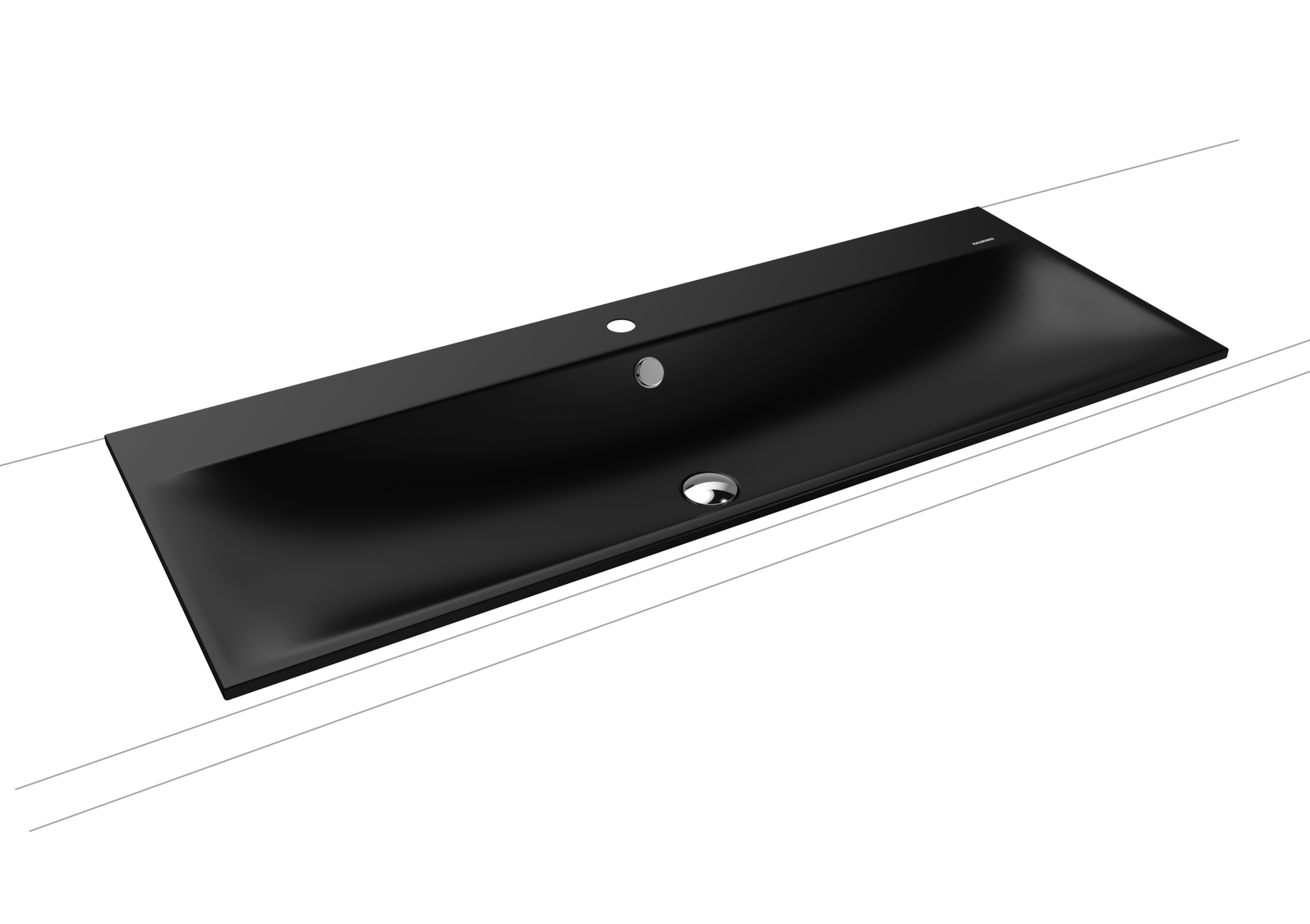 Умывальник KALDEWEI Сталь эмалированная 3039 294 черный матовый 100 30393319294