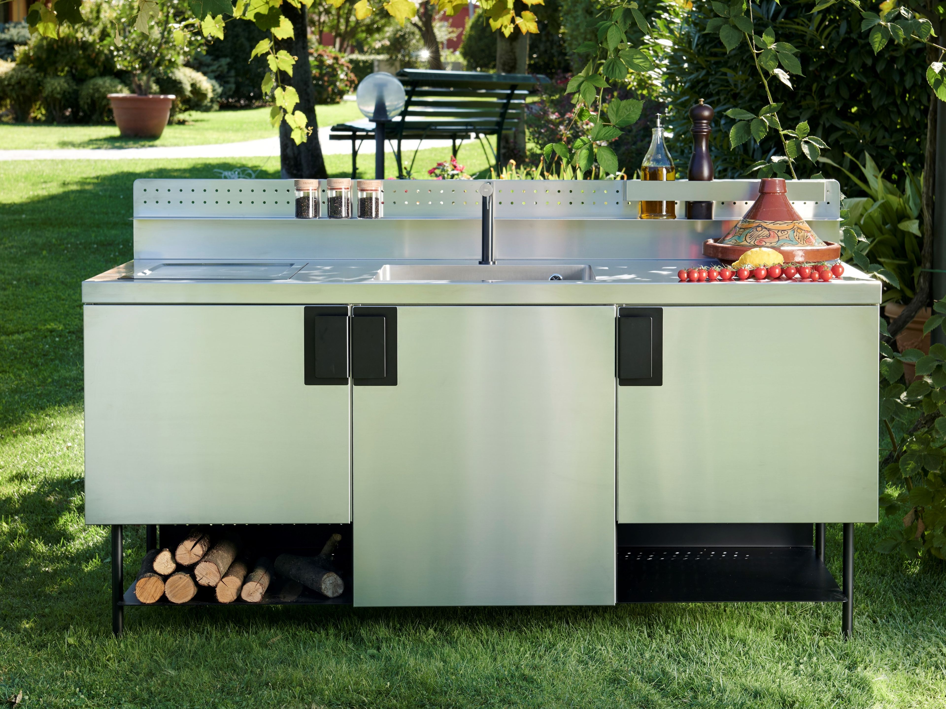 Электрическая уличная кухня из нержавеющей стали ABIMIS Àtria ARCH-00096589