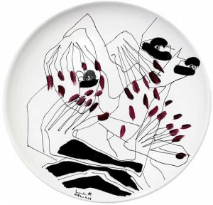 Kiasmo Керамическая тарелка Mirror K+mm3