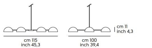 Регулируемая люстра Midj ARCH-00030945 - Вид №3