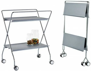 REXITE Складная тележка для еды из экструдированного алюминия
