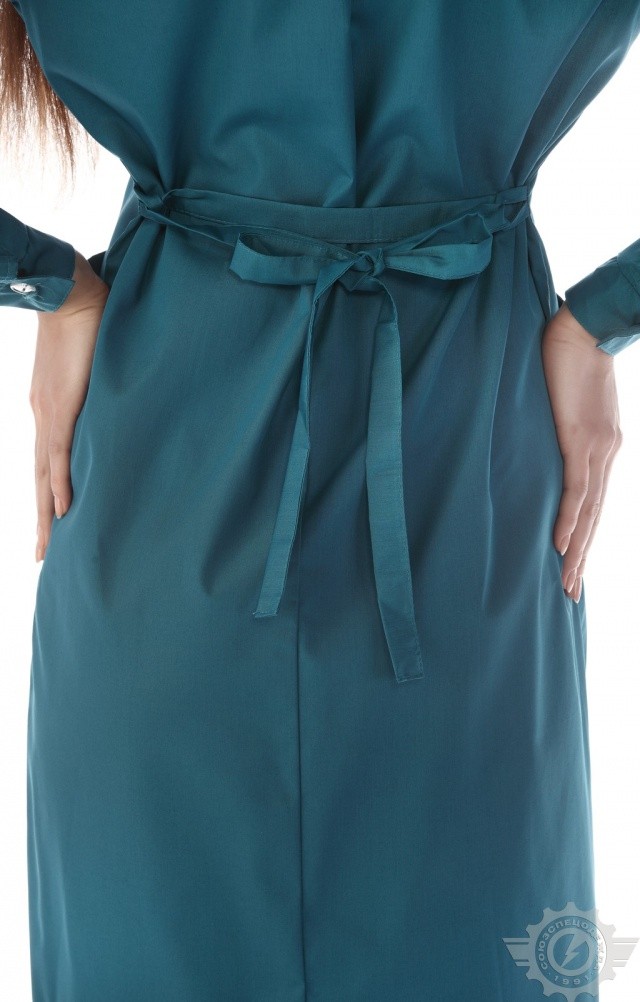 63267 Халат "Золушка" бирюза  Одежда для обслуживающего персонала  размер 54/158-164 Спецодежда  - Вид №7
