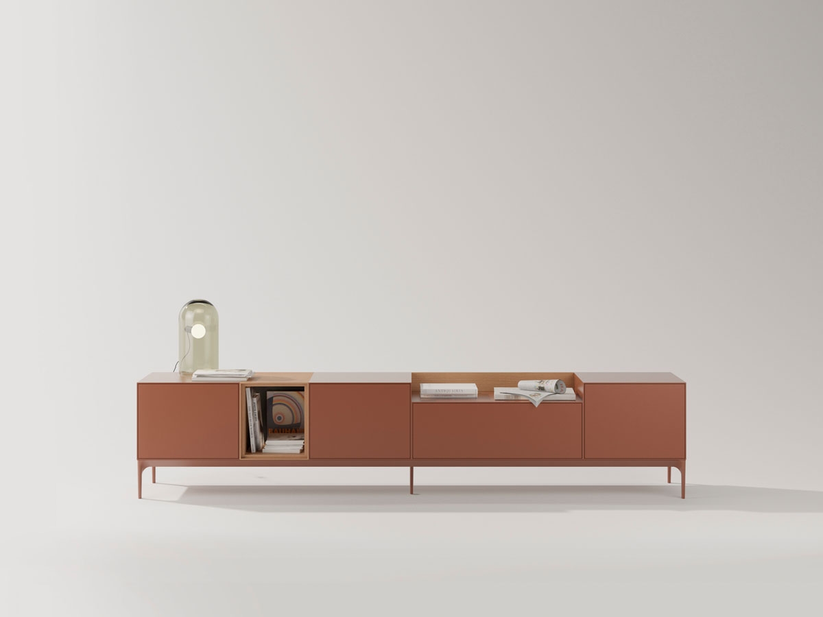 095698 Тумба под ТВ на ножках Treku Lauki 