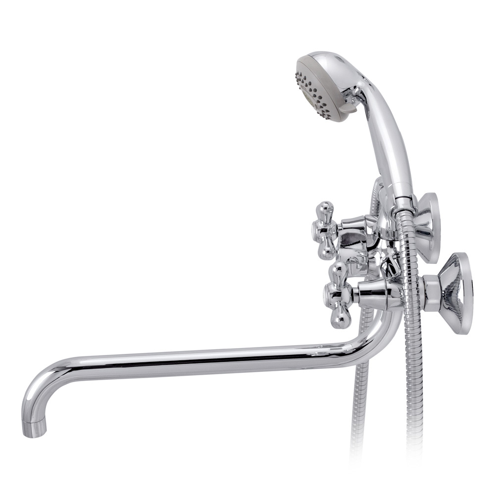 Смеситель для ванны Raiber Classic R2003 с двумя рукоятками R2003 Santreyd  - Вид №2