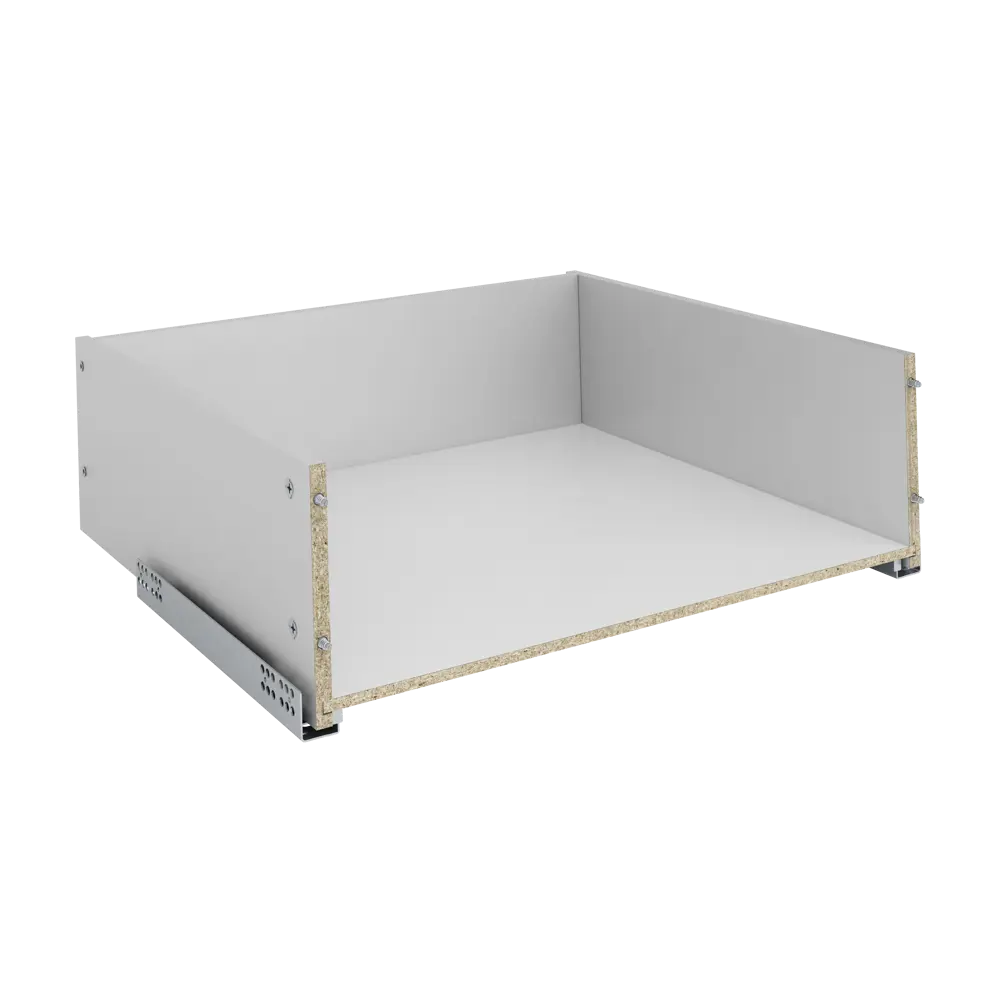 Выдвижной ящик для кухни 55.2x17.7x51.1 см KONSENSA ДСП цвет серый Отсутствует STLM-2066840 - Вид №1