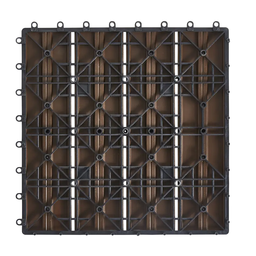 Садовая плитка ДПК 30x30 см шоколад 82754057 STLM-2184673 Santreyd  - Вид №2