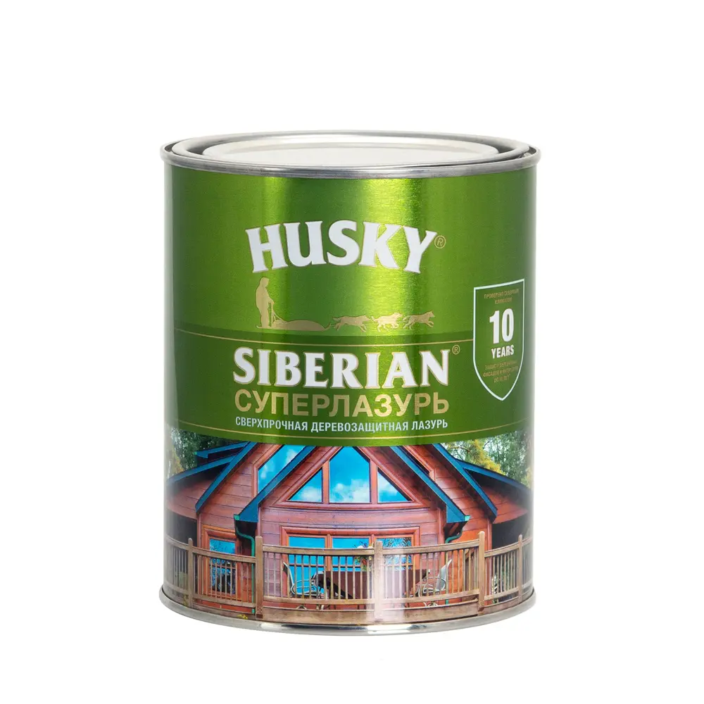 Husky Siberian Суперлазурь - защитный антисептик для дерева 0.9 л 84392241 STLM-0049175 - Вид №1