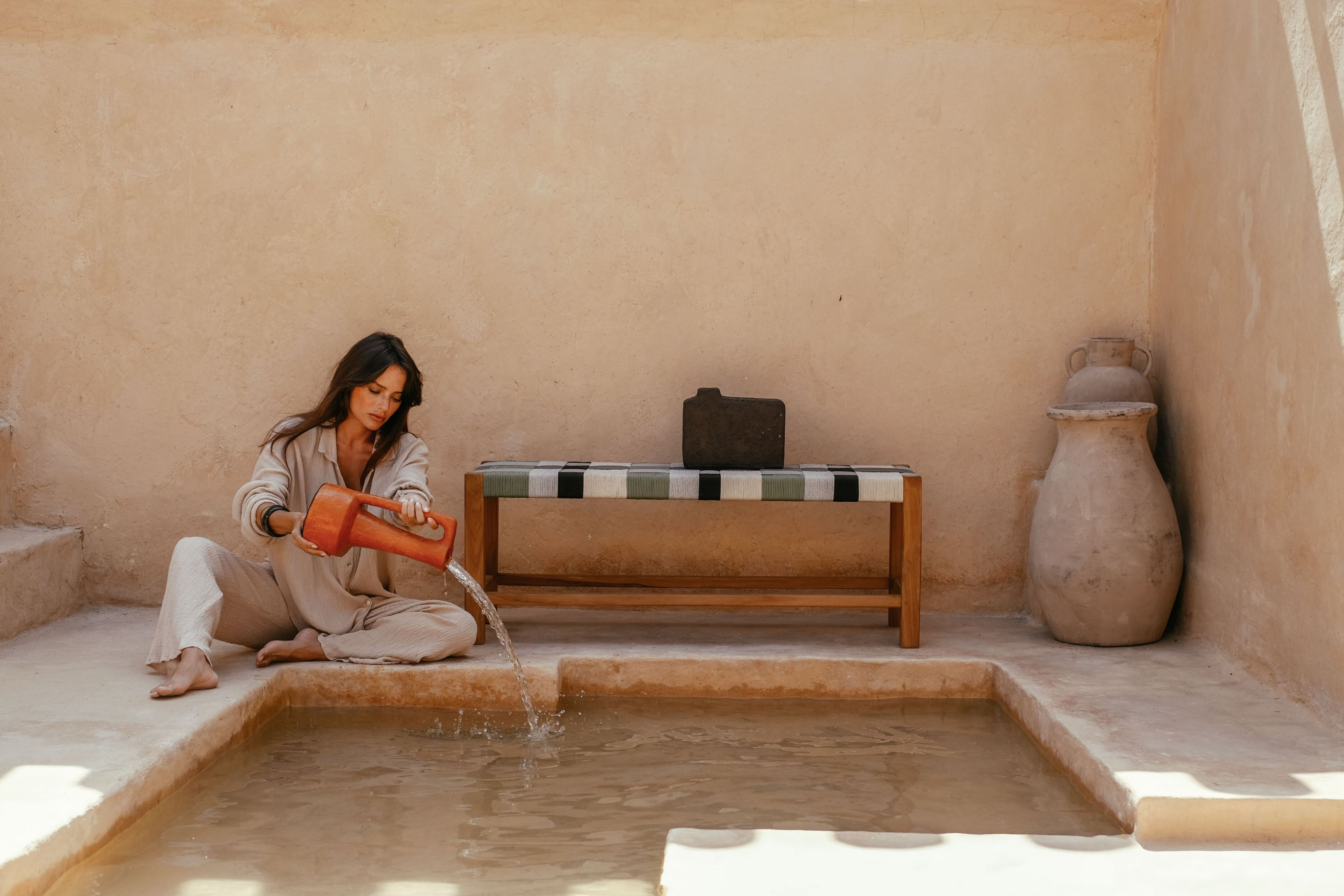 Садовая скамейка из тикового дерева cbdesign Виареджо ARCH-00098998 - Вид №15