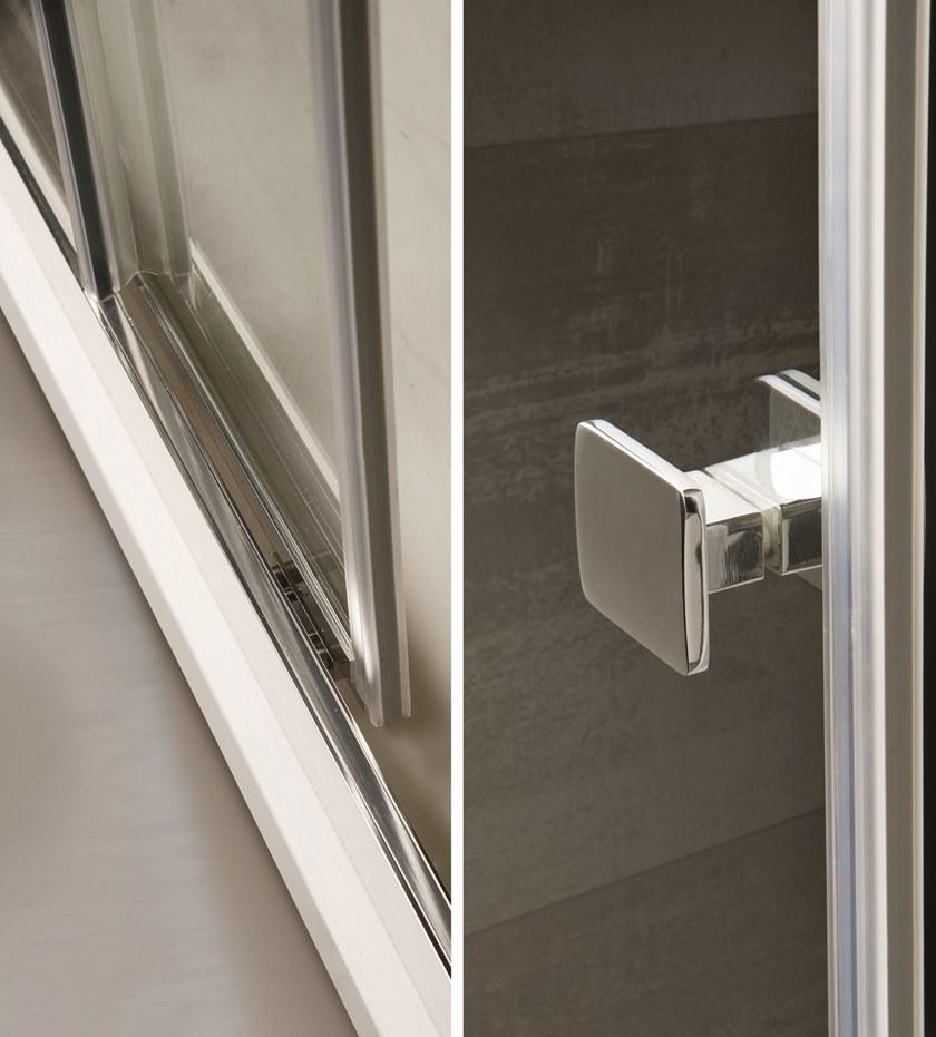 Gruppo Treesse Душевая кабина угловая хрустальная с раздвижной дверцей Sistema doccia sun-id-1402296 - Вид №2