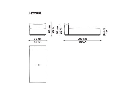 Ткань сад диван B&B Italia Outdoor HYBRID ARCH-00117020 - Вид №27