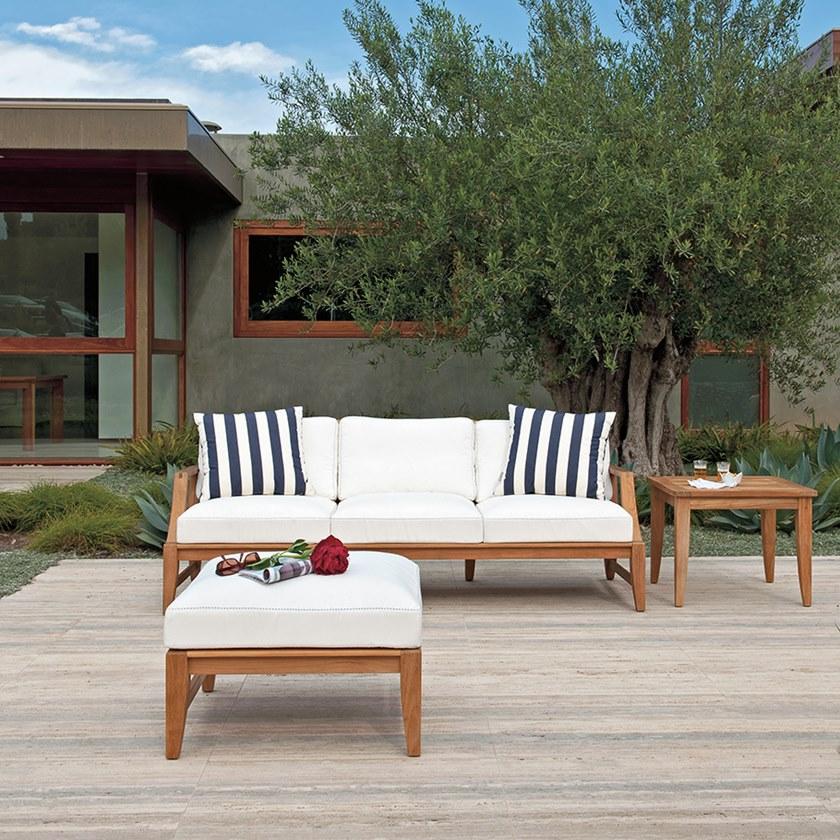 JANUS et Cie Подставка для ног из тика Relais sun-id-1419556 - Вид №10