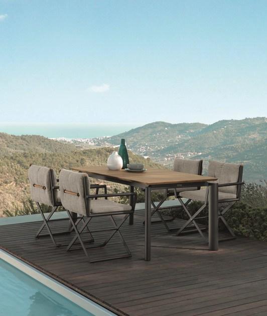 Talenti Садовое кресло складное тканевое с подлокотниками Domino Domplon - Вид №4