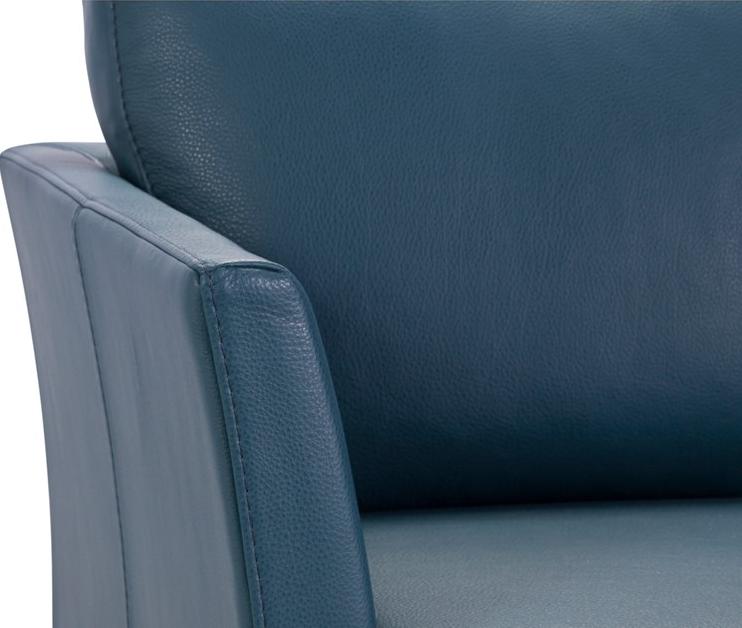 Duvivier Canapés 2-х местный кожаный диван со съемным чехлом  Edgaxf21  - Вид №4