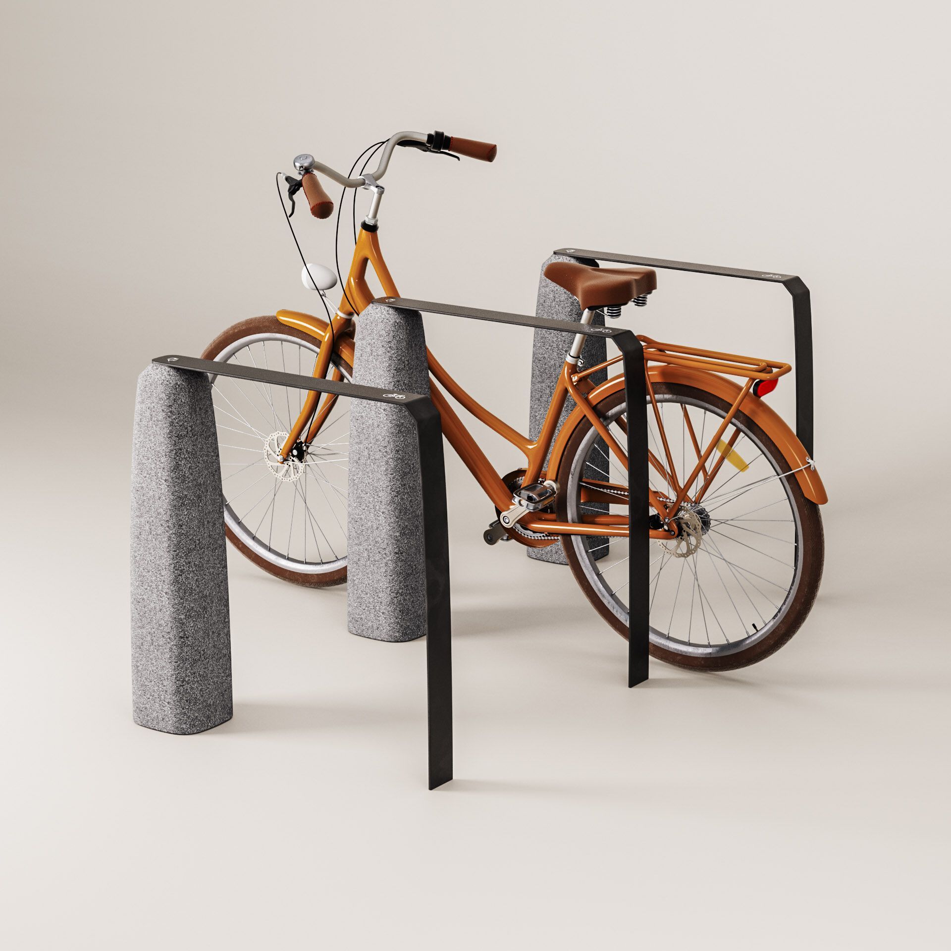 Бетонные и стальные велосипедные стойки Kremen ARCH-00036601 - Вид №12