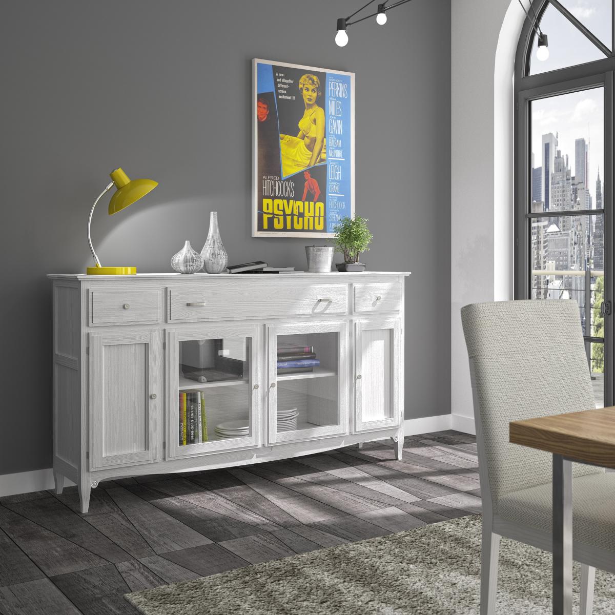 090673 Сервант стеклянные дверцы 190 см Grupo Seys Fontana Santreyd - Вид №1