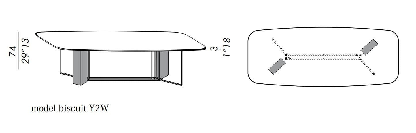 Мраморный стол Meridiani Edition Plinto ARCH-00060715 - Вид №4
