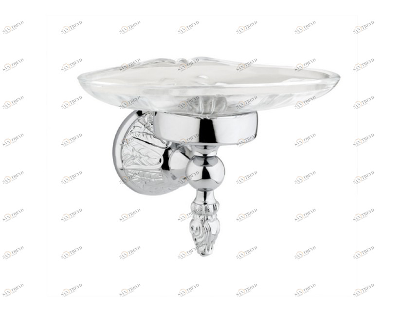 230078.B000.12 Подставка для мыльницы с кристаллом Золото 24К с черной патиной Mestre Versailles