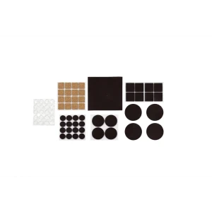 Накладка на мебельные ножки KONSENSA 8 мм прямоугольные фетр цвет белый