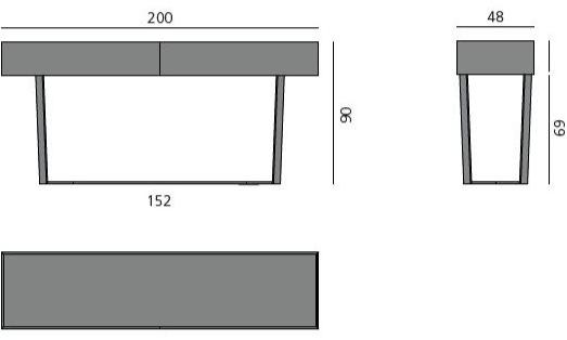 more Консоль из дерева и стекла с ящиками Pero sun-id-1403955 - Вид №6