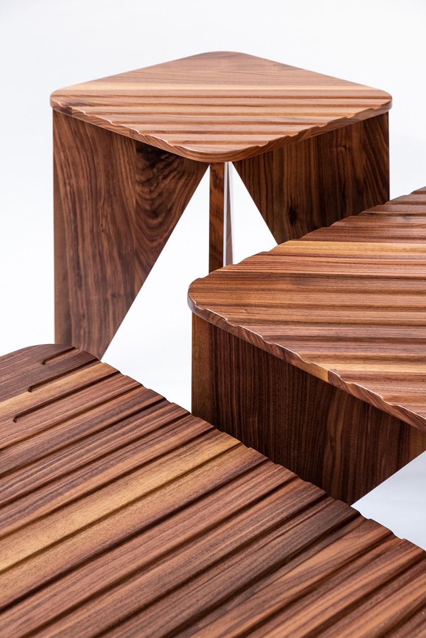 Medulum Низкий квадратный деревянный журнальный столик Yoko sun-id-1460426 - Вид №2