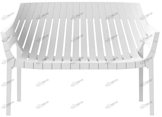 VONDOM 2-местный садовый диван из полипропилена Spritz 56025