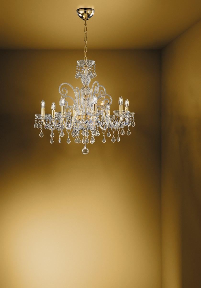 Sylcom Люстра из стекла с кристаллами Dandolo 947/949 - Вид №3