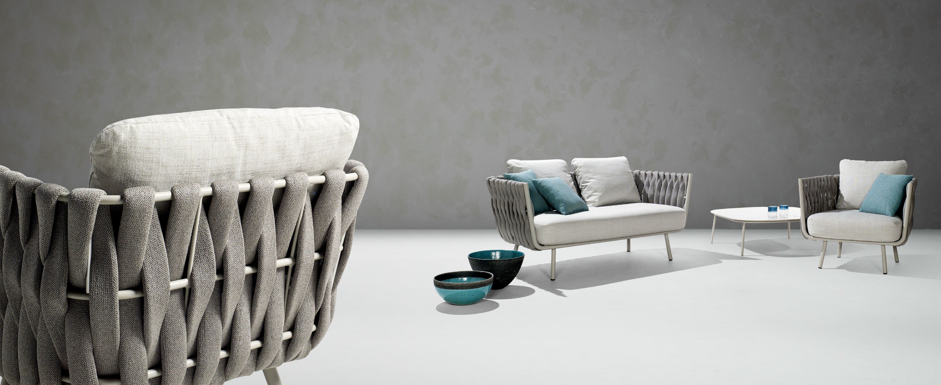 Тканевое кресло с подлокотниками TRIBÙ Tosca ARCH-00082350 - Вид №3