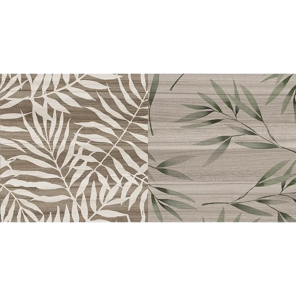 Плитка настенная Organic с узором 20х40 см 1.2 м² цвет серый Santreyd STLM-2079834 - Вид №7
